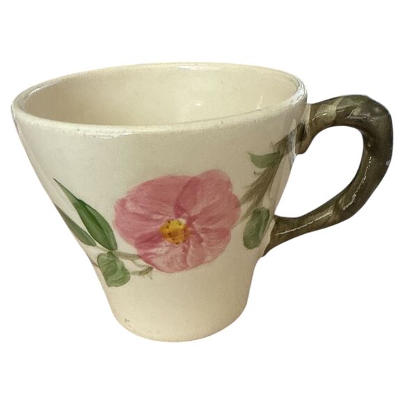 Franciscan Desert Rose Egg Cup & Mug USA Pink Rose Pottery Pair Read Notes - Picture 3 of 14